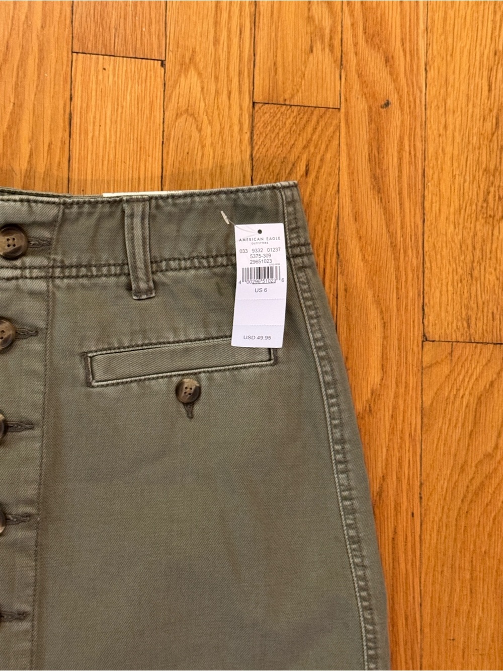 American Eagle Button Up Skirt - Picture 2 of 4